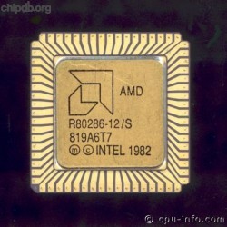 AMD R80286-12/S big logo AMD