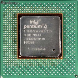 Intel Pentium 4 1.3 GHz/256/400/1.7V SL4QD MALAY Intel Pentium 4 1.3 GHz/256/400/1.7V SL4QD MALAY