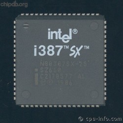 Intel N80387SX-25 SZ660
