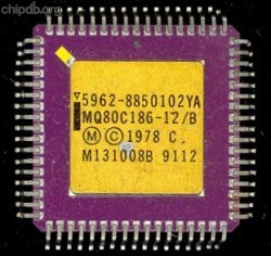 Intel MQ80C186-12/B 5962-8850102YA