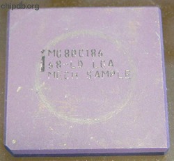 Intel MC80C186 Mech. sample