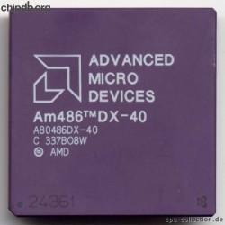AMD A80486-DX40 rev C AMD A80486-DX40 rev C