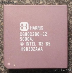 Harris CG80C286-12 four rows Harris CG80C286-12 four rows