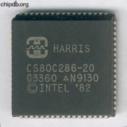 Harris CS80C286-20 diff print 2 Harris CS80C286-20 diff print 2