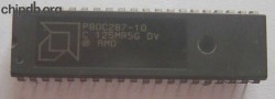 AMD P80C287-10 diff print 3