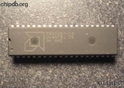 AMD P80C287-12 engraved