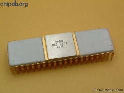MOS MCS6502 silver top