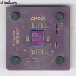 AMD Duron DHD1000AMT1B AHHAA K in corner