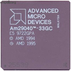 AMD Am29040-33GC rev E5