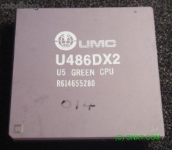 UMC U486DX2 U5 GREEN diff print